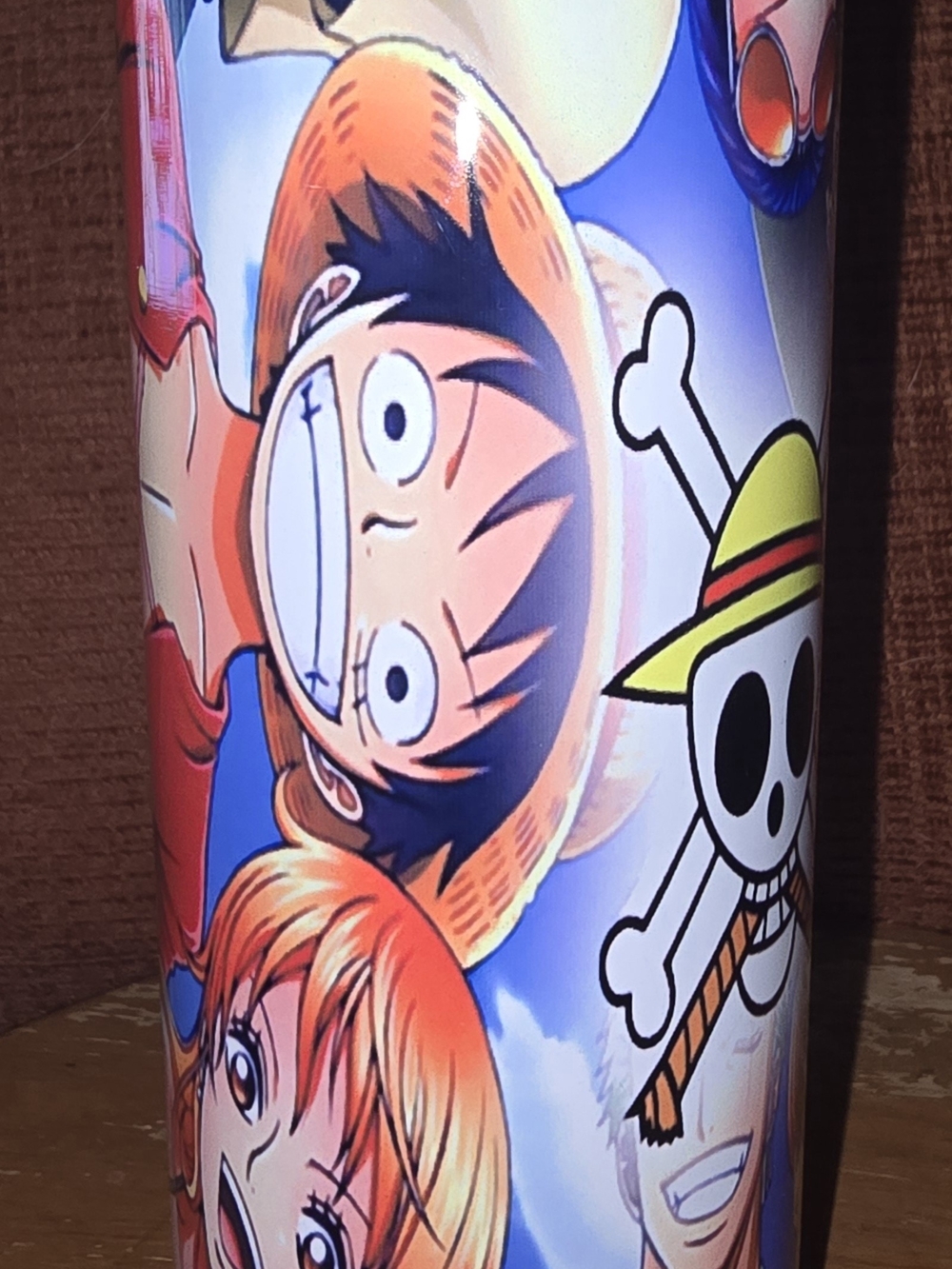 One Piece Straw Hat Crew Water Tumbler – Bright Multicolor
